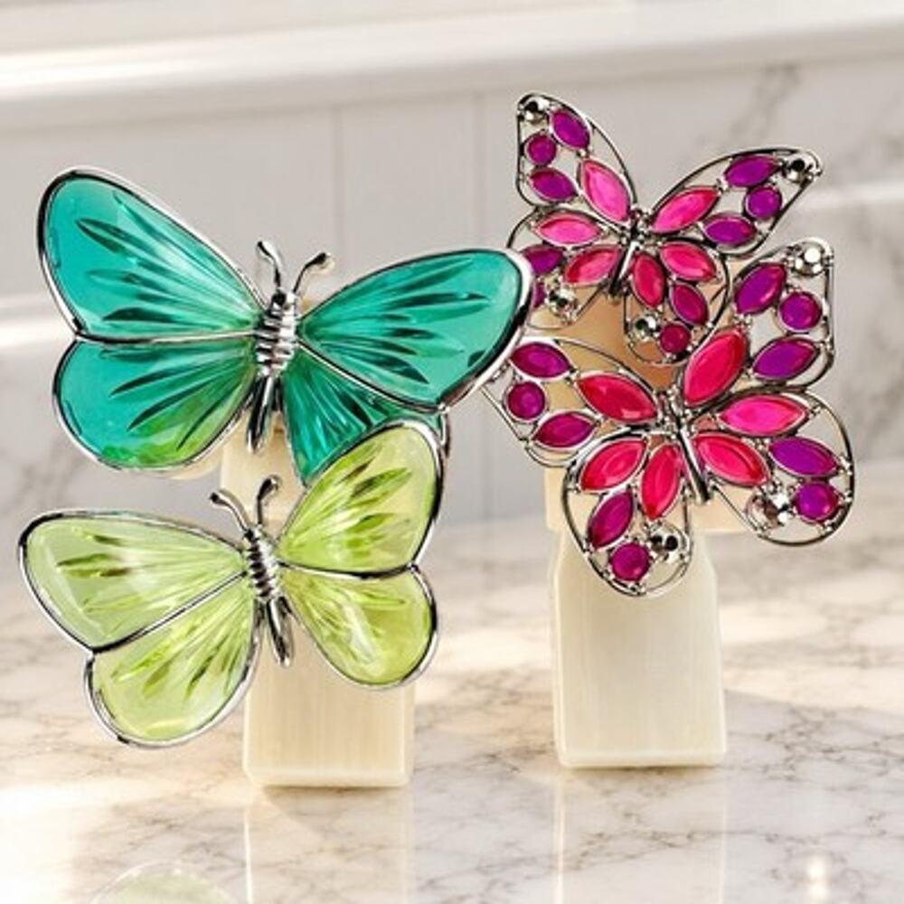 Bath & Body Works Wallflower Glitter White Butterfly Fragrance Plug